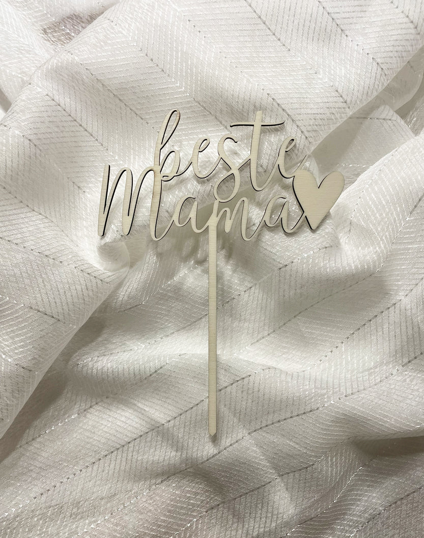Cake Topper beste Mama | bester Papa