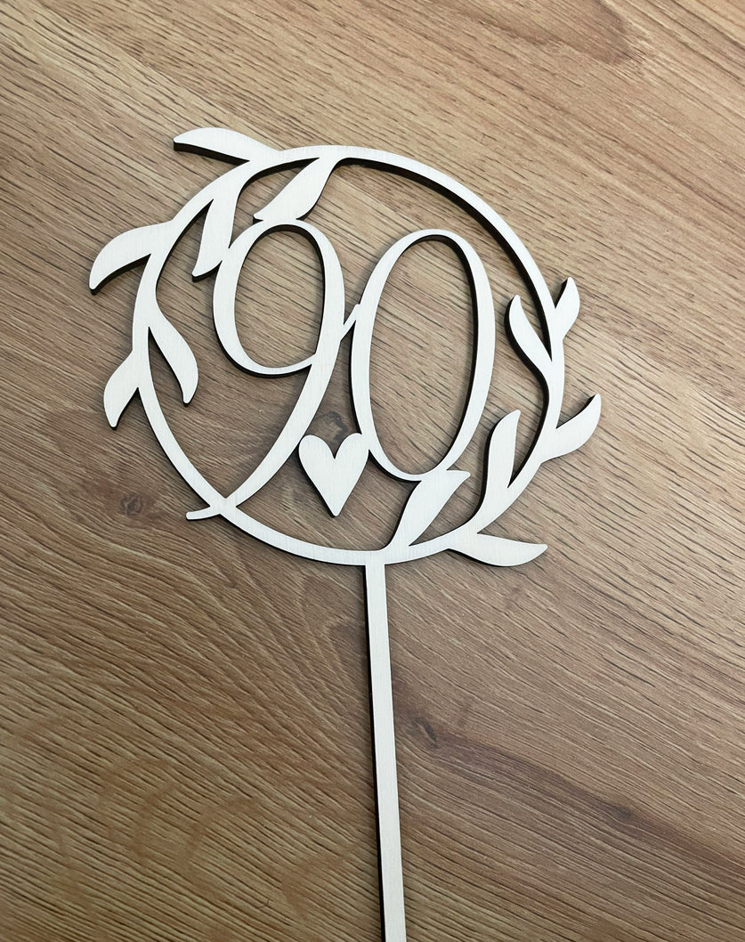 Cake Topper Geburtstag | Zahl | Jubiläum