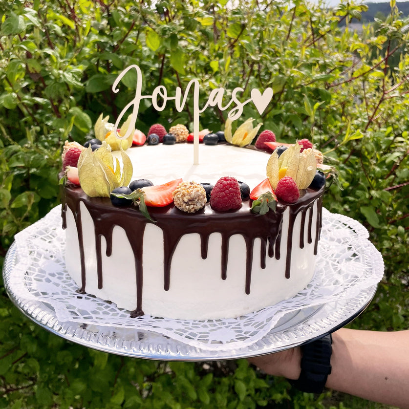 Cake Topper Name | Geburt | Taufe | Kommunion | Geburtstag