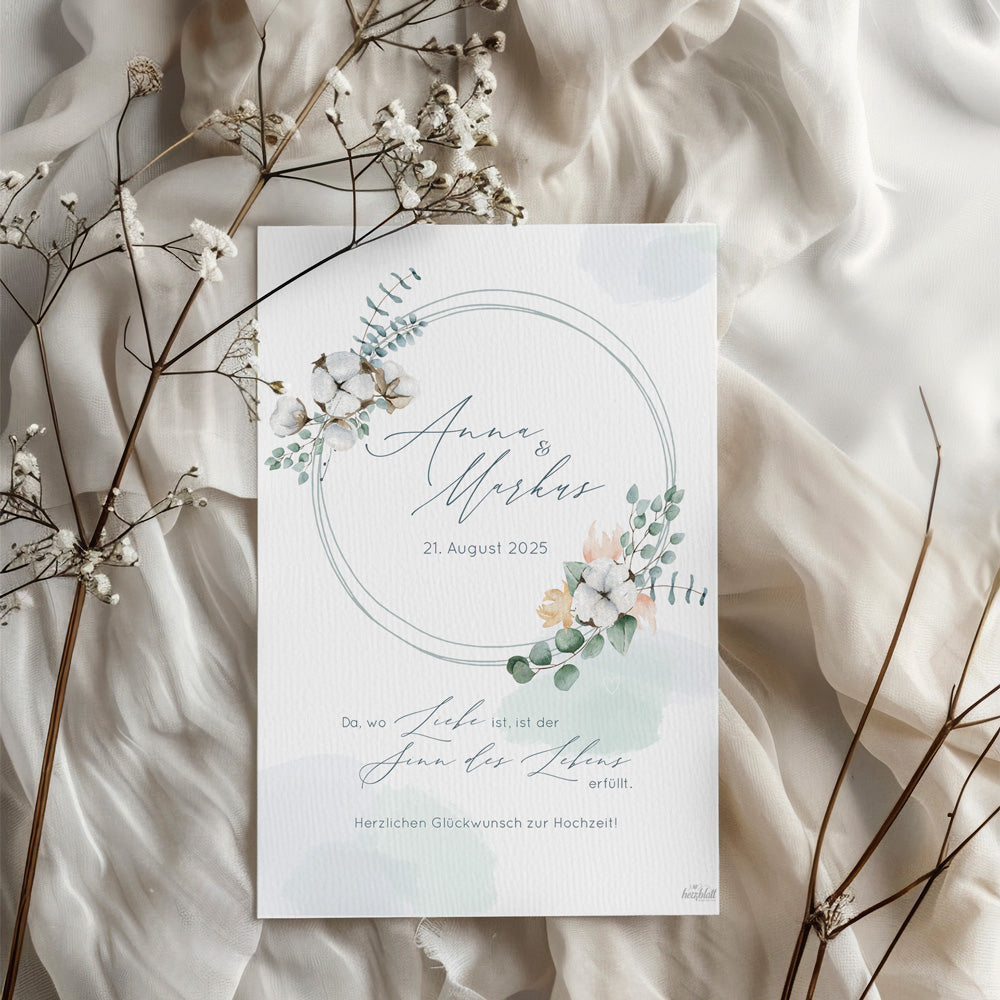 Hochzeit Print Cottonflower
