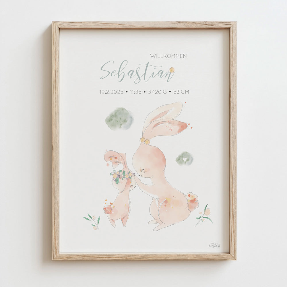 Geburtsprint Waldtiere