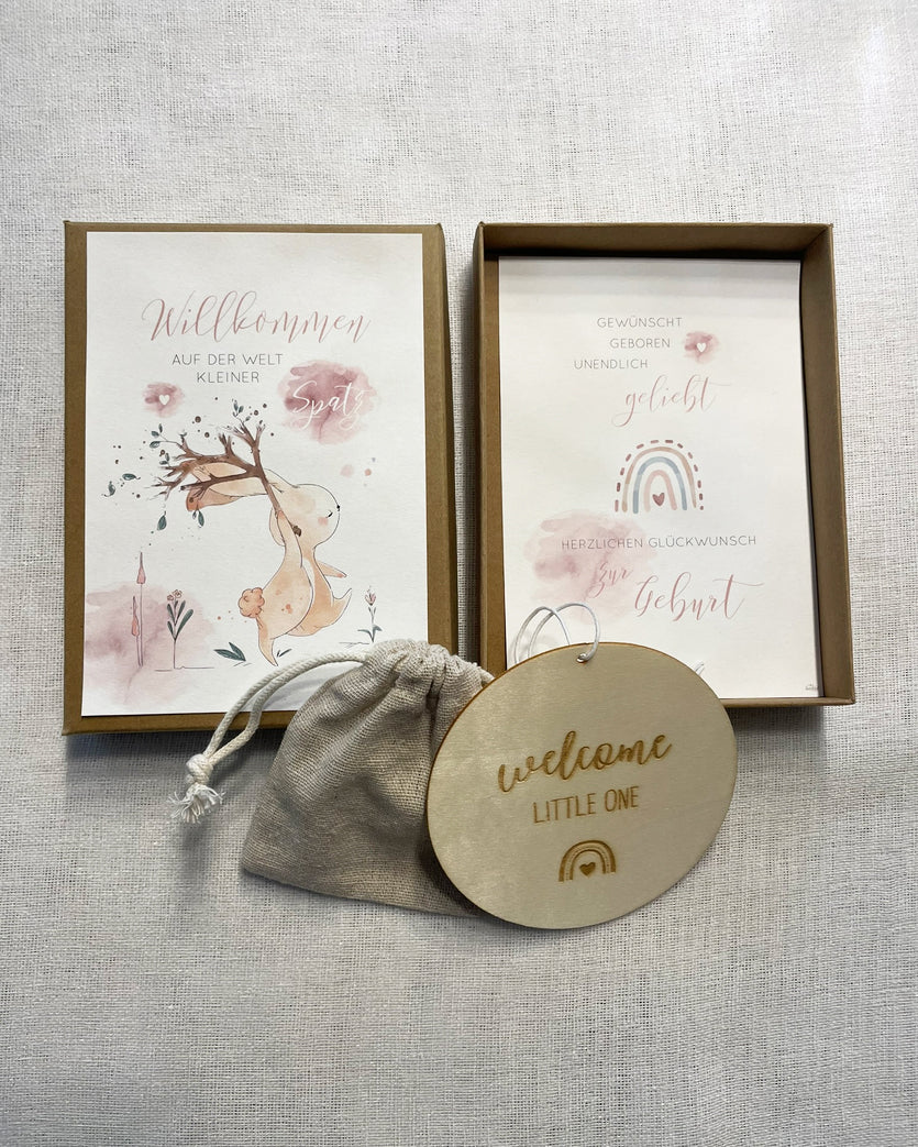 Geschenkbox Baby | Geburt | Waldtiere
