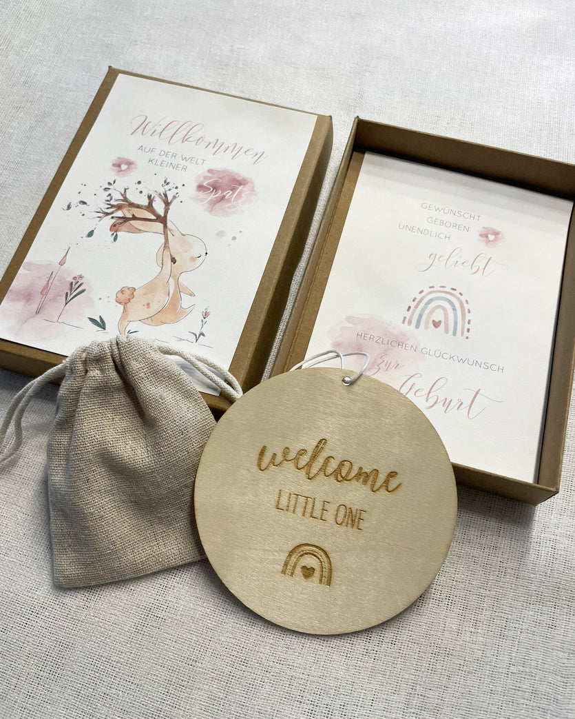 Geschenkbox Baby | Geburt | Waldtiere
