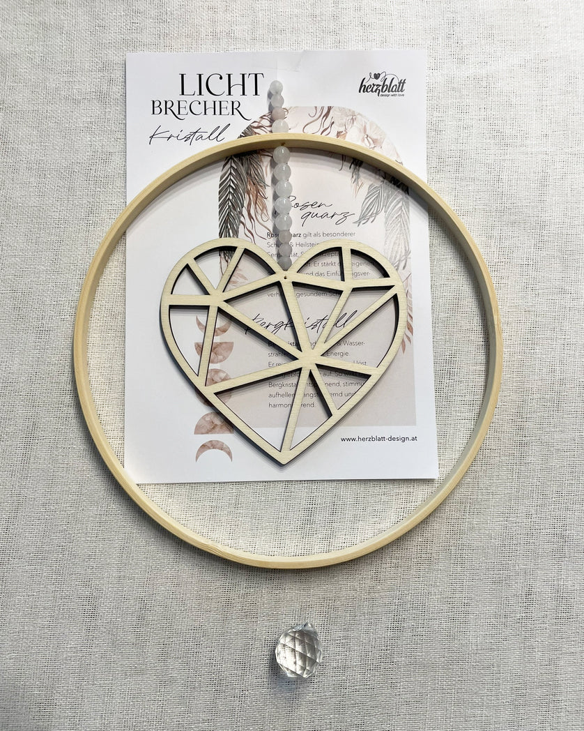 Kristall Lichtbrecher Herz | Loop