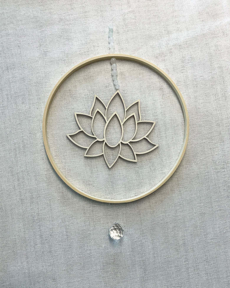 Kristall Lichtbrecher Lotusblume | Loop