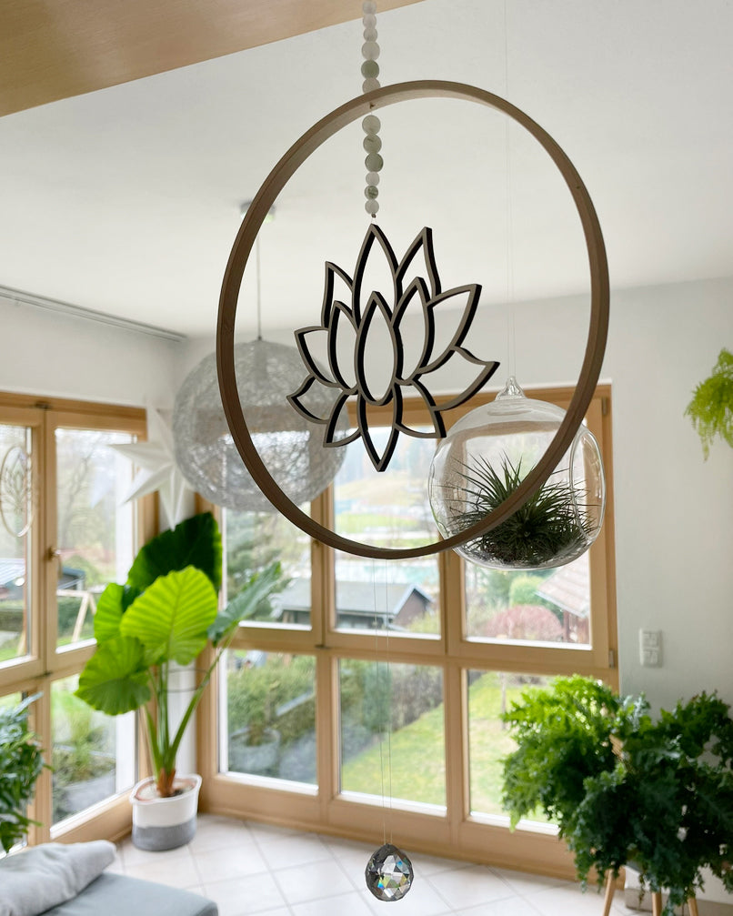 Kristall Lichtbrecher Lotusblume | Loop