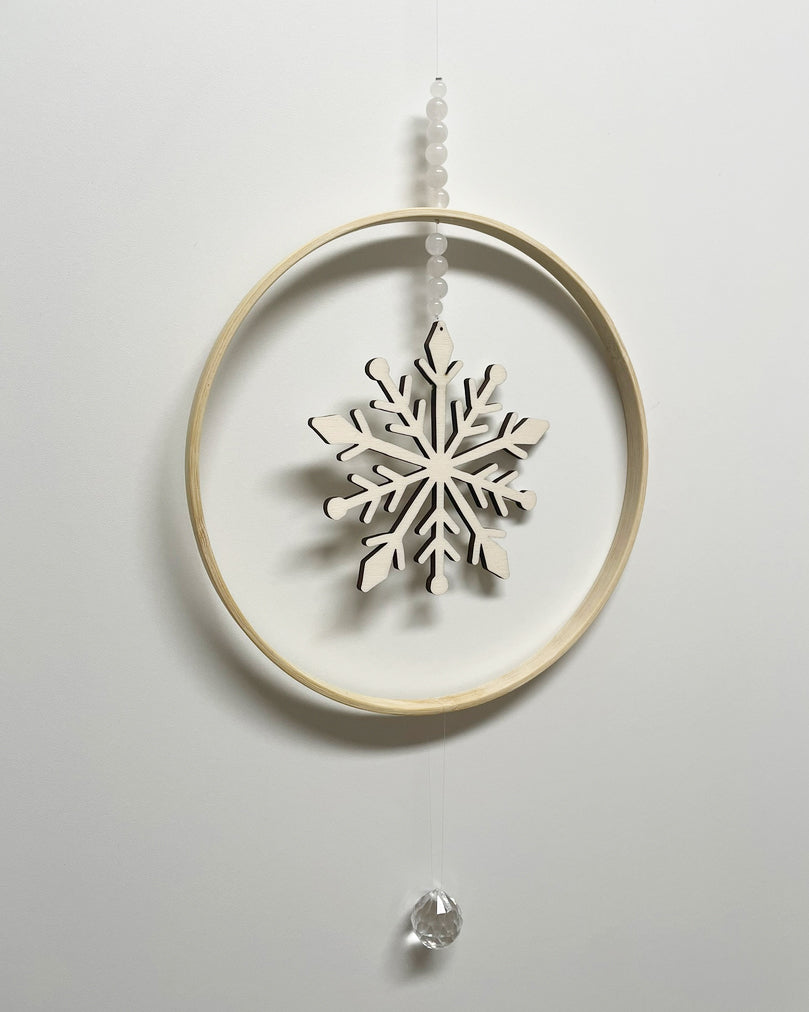 Kristall Lichtbrecher Schneeflocke | Loop