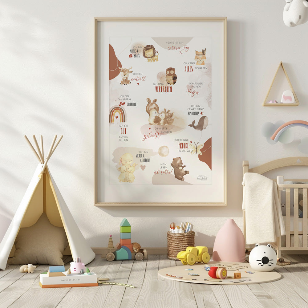 Kinder Poster Affirmation