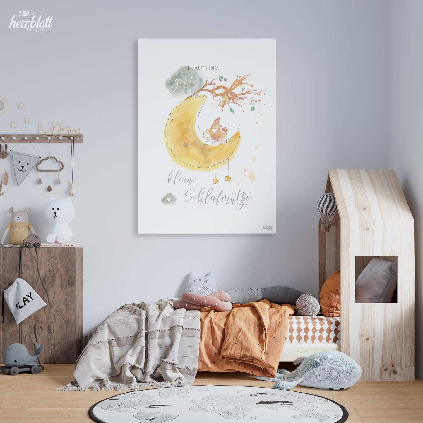 Schlafmütze Waldtiere