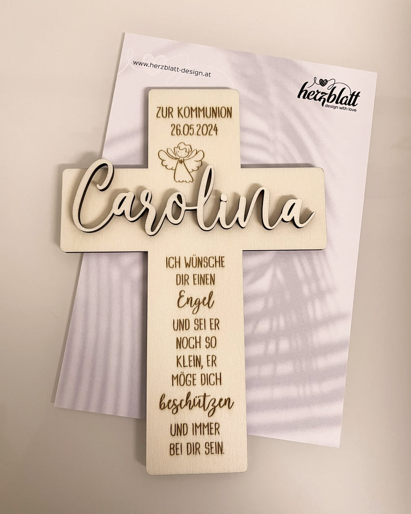 3D Kreuz zur Taufe | Kommunion